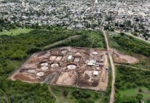 Obra cloacal con apoyo internacional