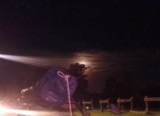 Un choque en un semáforo dejó a una adulta mayor herida