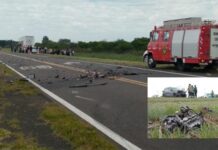 Triple choque en Ruta 12 con casi 60 pasajeros ilesos pese al impacto