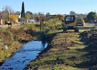 Obras de limpieza en La Tablada para prevenir anegamientos