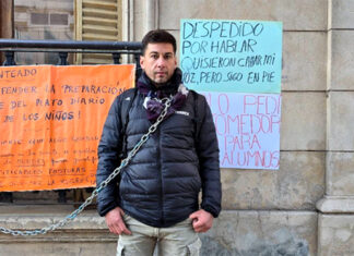 El conflicto de un trabajador de comedores escolares suma apoyo y genera debate en Gualeguay