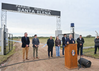 Frigerio inauguró el Parque Industrial de Santa Elena y destacó su impacto en el empleo privado