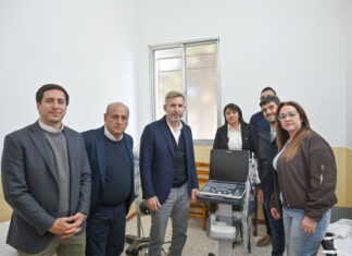 Frigerio recorrió obras y mejoras en centros de salud de Santa Elena
