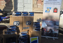 Frustran millonario contrabando de cigarrillos en el río Uruguay tras una persecución en la zona del Yuquerí