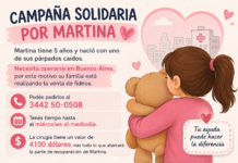 Todos por Martina: buscan reunir fondos para su cirugía