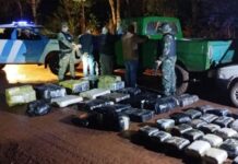 Prefectura detuvo a tres personas y secuestró más de 550 kilos de droga