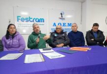 AOEM denunció persecución y reclamó negociación
