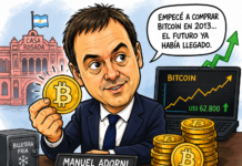 La inversión en Bitcoin de Adorni vuelve a poner el foco en el crecimiento del mercado cripto