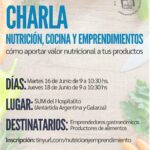 Charla nutrición flyer