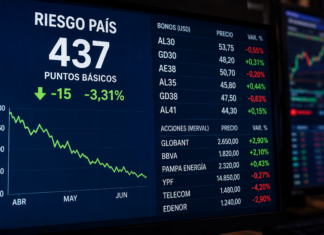 El riesgo país bajó a 437 puntos y crecen las expectativas de regreso a los mercados internacionales