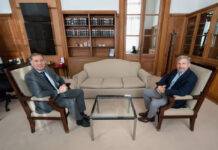 Frigerio se reunió con Santilli y avanzan las conversaciones por la reforma electoral