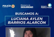 Buscan intensamente a una adolescente de 15 años desaparecida en Colonia Caroya