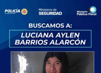 Buscan intensamente a una adolescente de 15 años desaparecida en Colonia Caroya