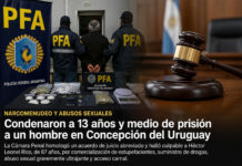 Concepción del Uruguay: condena ejemplar en una causa por drogas y delitos contra la integridad sexual
