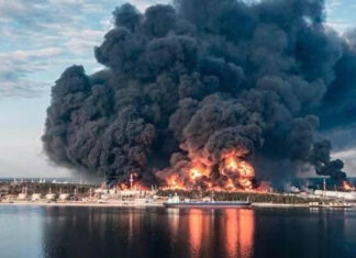 Un ataque con drones sobre un puerto ruso dejó un muerto y tres heridos