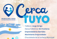 Festival barrial para celebrar el Día de la Bandera en las 192 Viviendas.