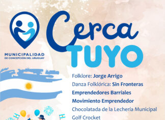 Festival barrial para celebrar el Día de la Bandera en las 192 Viviendas.