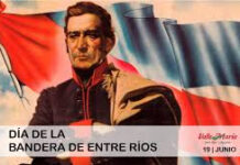 19 de junio: se conmemora el Día de la Bandera de Entre Ríos