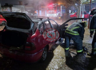 Incendio en un vehículo en barrio La Unión: no hubo heridos