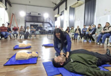 Más de 100 trabajadores de salud participaron de capacitaciones sobre emergencias y primeros auxilios