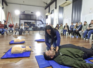 Más de 100 trabajadores de salud participaron de capacitaciones sobre emergencias y primeros auxilios