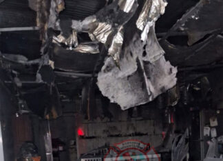 Bomberos controlaron un incendio en una vivienda y rescataron tres mascotas atrapadas