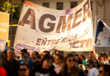 Agmer convocó a un paro provincial y movilización a Paraná en reclamo de paritarias y contra la reforma previsional