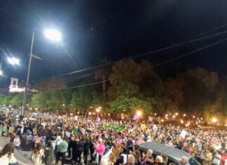 A once años de Ni Una Menos, una multitud volvió a marchar en Concepción del Uruguay