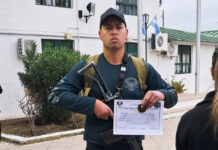 enitenciario entrerriano fue distinguido en un curso de operadores tácticos