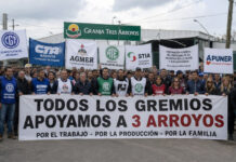 Gremios marcharán en defensa de los trabajadores de la planta La China de Granja Tres Arroyos.