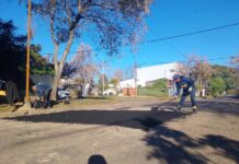El plan de bacheo avanza con más de 40 reparaciones en distintos sectores de la ciudad