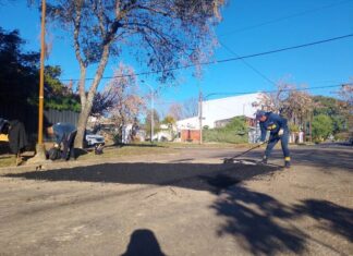 El plan de bacheo avanza con más de 40 reparaciones en distintos sectores de la ciudad