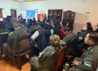 Capacitaron sobre estrés laboral a personal de Gendarmería