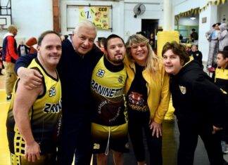 Zaninetti fue sede del Regional de Básquet Inclusivo