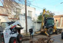 Intensifican las tareas de mantenimiento en las redes de agua y cloacas