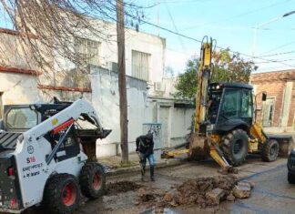 Intensifican las tareas de mantenimiento en las redes de agua y cloacas
