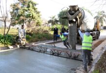 Avanza la pavimentación de 34 cuadras en La Rural y Santa Rita