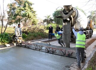 Avanza la pavimentación de 34 cuadras en La Rural y Santa Rita