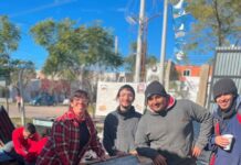 Más de 100 personas hicieron cuchas en la EMAO