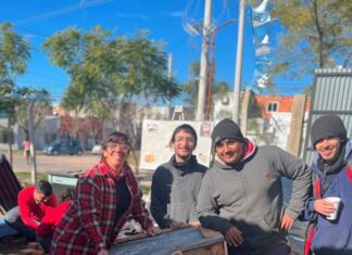 Más de 100 personas hicieron cuchas en la EMAO