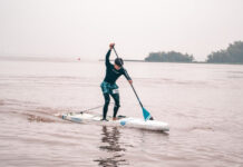 Paraná recibió una nueva fecha del Argentino de Stand Up Paddle con presencia internacional