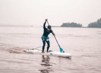 Paraná recibió una nueva fecha del Argentino de Stand Up Paddle con presencia internacional