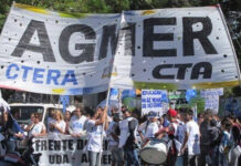 AGMER aseguró que el paro docente tuvo un 80% de adhesión en Entre Ríos