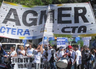 AGMER aseguró que el paro docente tuvo un 80% de adhesión en Entre Ríos
