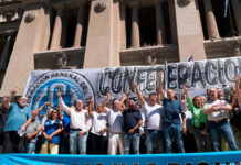 Sindicatos y movimientos sociales protestan por las jubilaciones y el ajuste