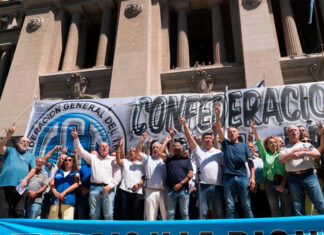 Sindicatos y movimientos sociales protestan por las jubilaciones y el ajuste