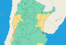 Alerta amarilla por tormentas en gran parte de Entre Ríos