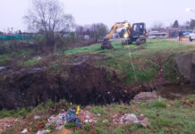 La Municipalidad intensifica la limpieza de desagües ante la crecida del río Uruguay