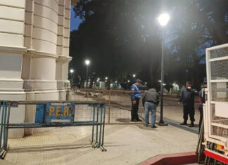 Fuerte operativo de seguridad en Diputados por el tratamiento de la reforma previsional