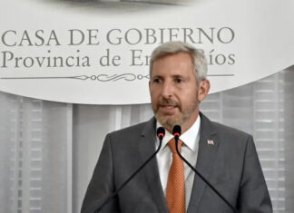 Frigerio defendió la reforma previsional y aseguró que «la Caja pierde un millón de dólares por día»